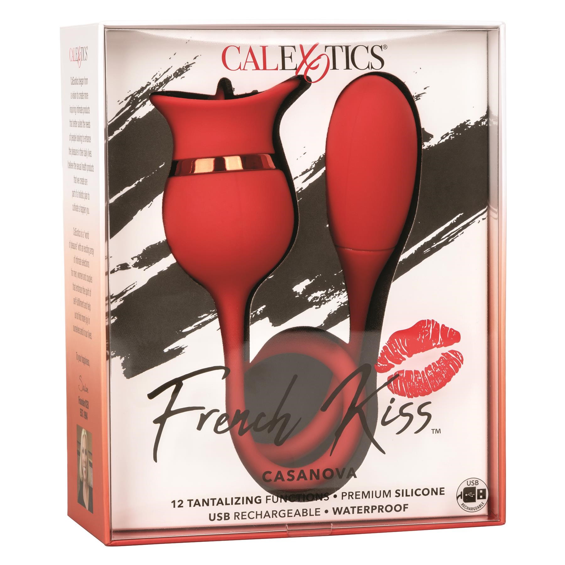 French Kiss Casanova Clitoral Simulator with Bullet Packaging