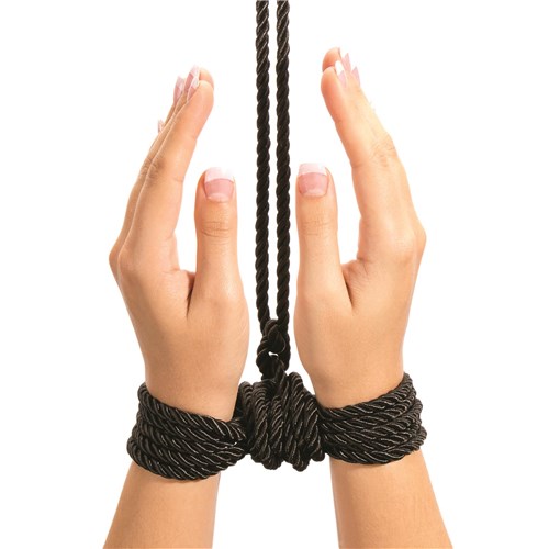 Fifty Shades of Grey Restrain Me Bondage Rope Twin Pack Hand Shot - Black