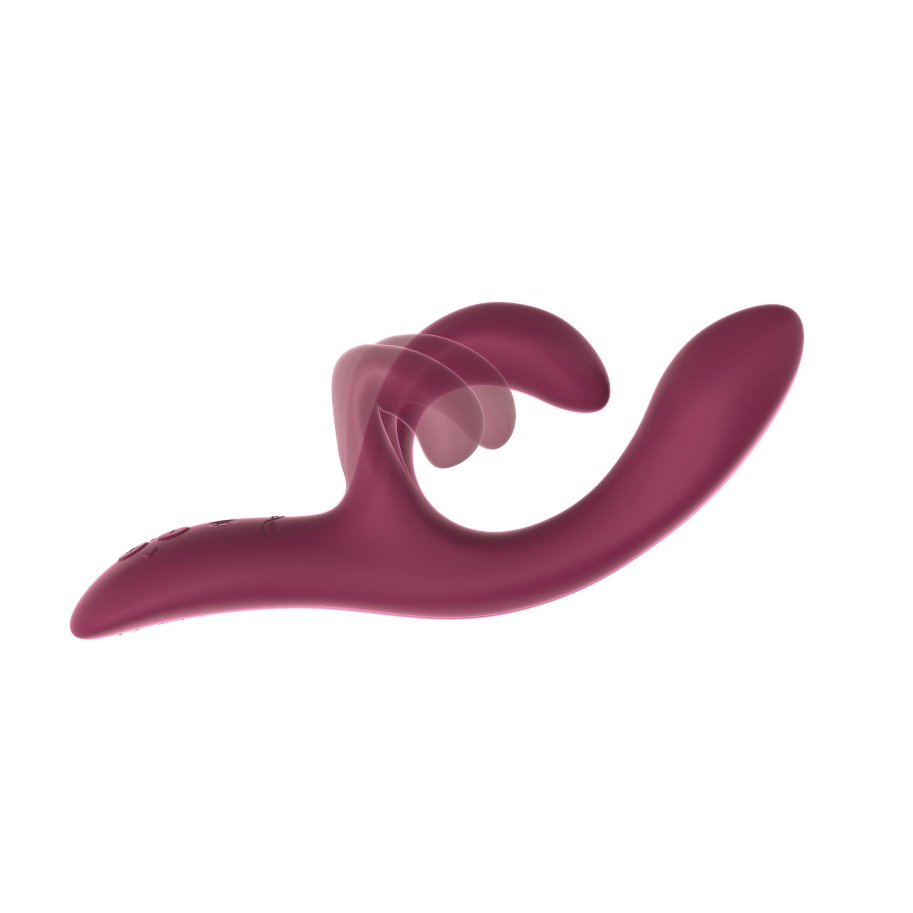 We-Vibe Nova 2 Showing Bending Motion of Clitoral Stimulator