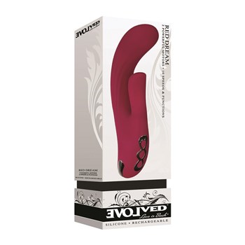 Red Dream Dual Motor Massager Package Shot