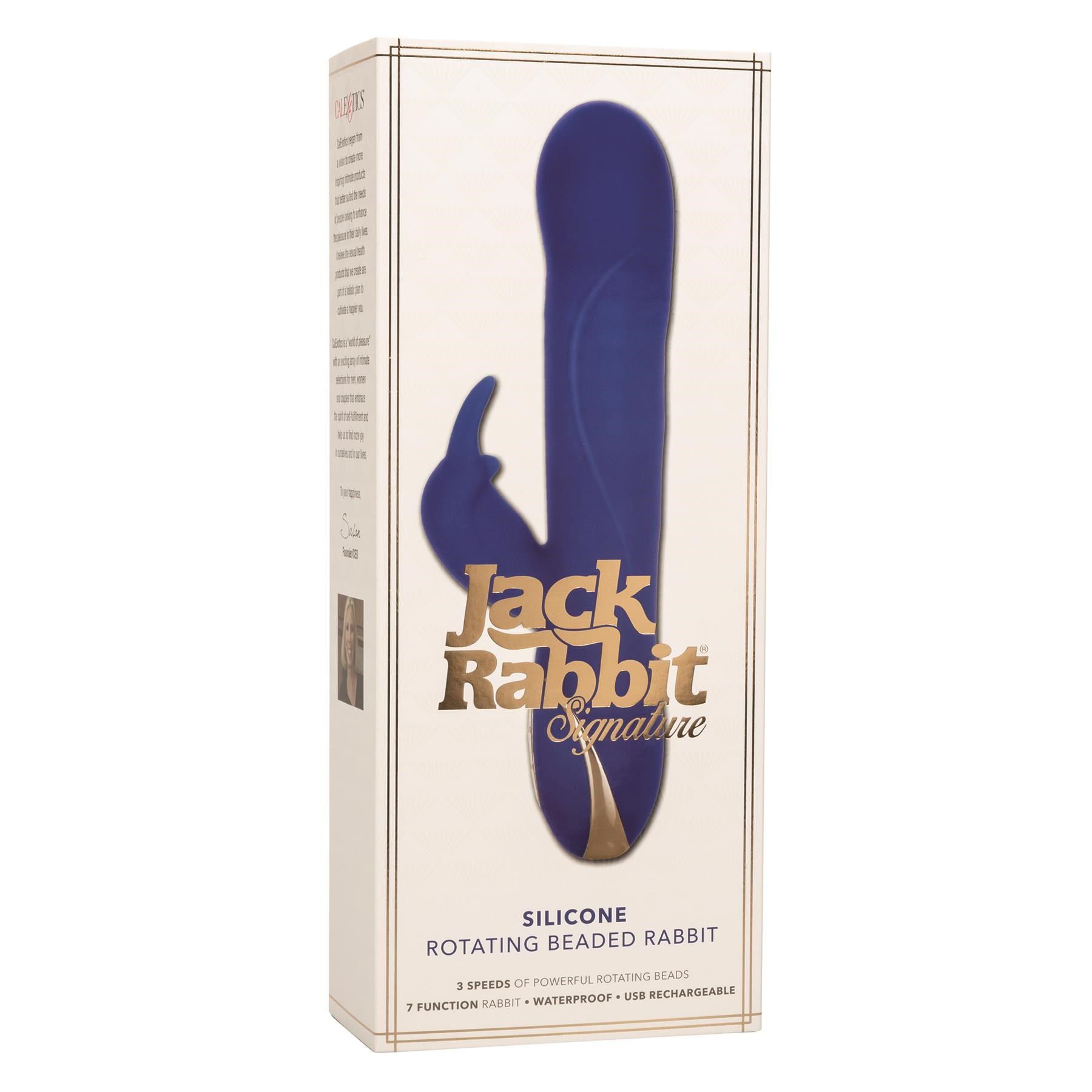 Jack Rabbit Signature Rechargeable Rotating Beaded Rabbit Package Shot