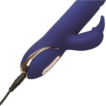 Jack Rabbit Signature Rechargeable Heated Thrusting Rabbit Showing Where Charger is Inserted