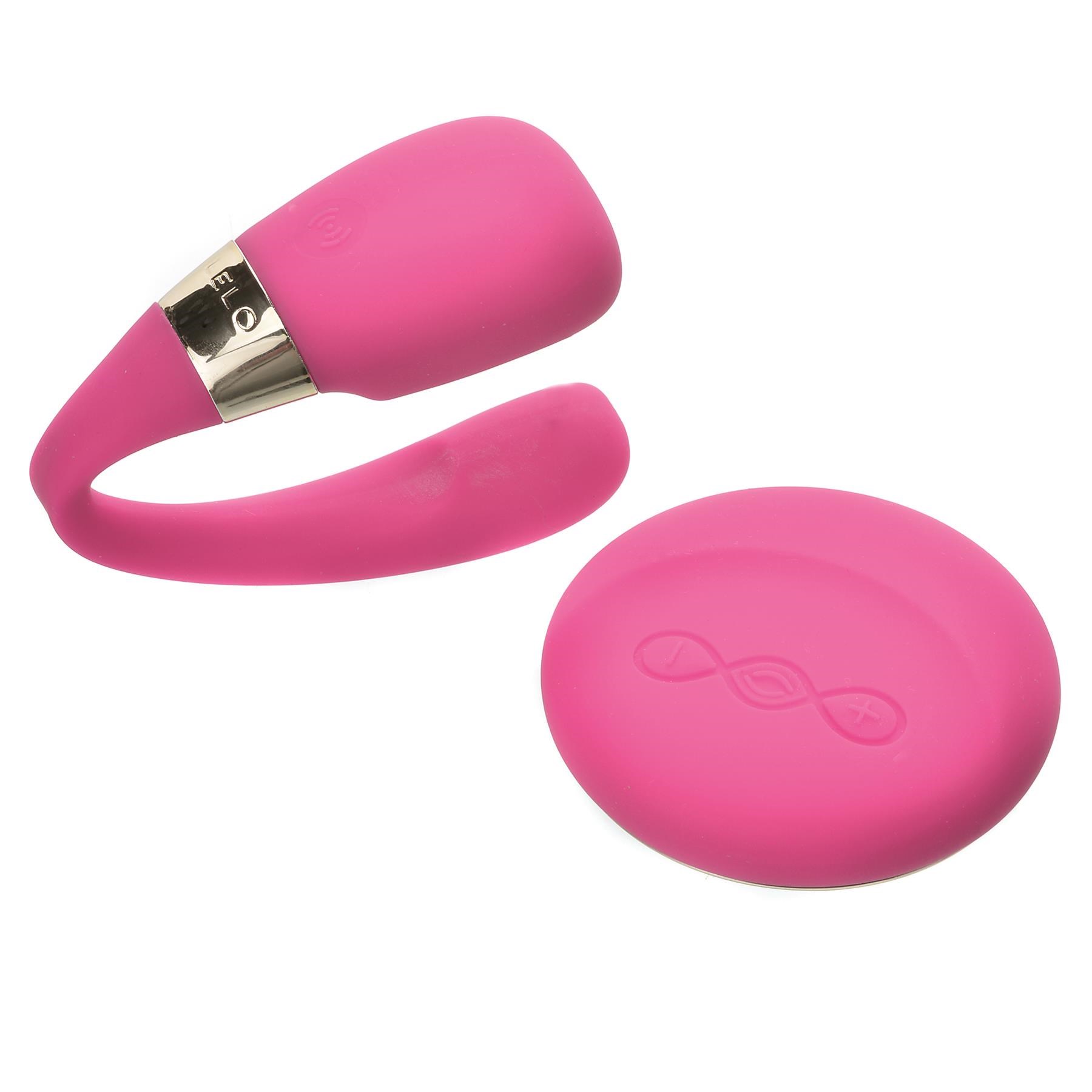 Lelo Tiani 3 Remote Control Couples Massager Massager and Front of Remote 