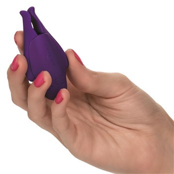 Nipple Play Rechargeable Nipplettes Clamps Hand Shot