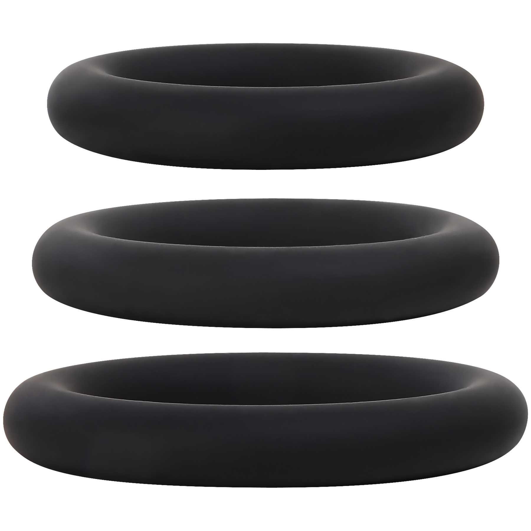 silicone penis ring set side view