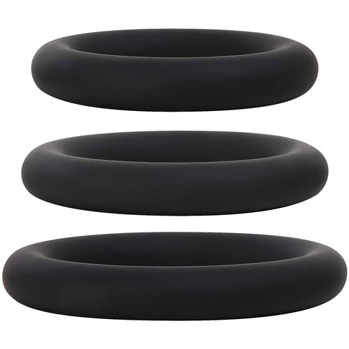 silicone penis ring set side view