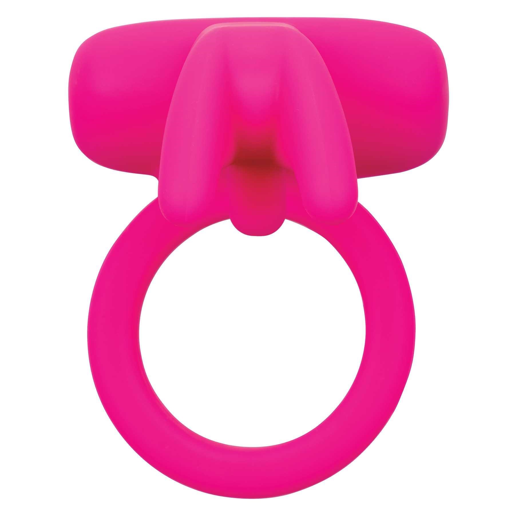 silicone triple clit flicker front view