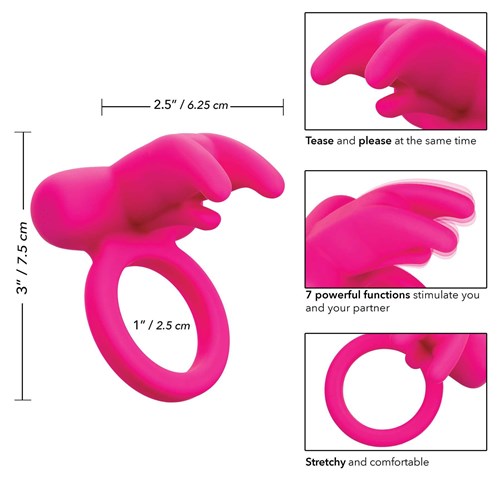 silicone triple clit flicker with product specifications