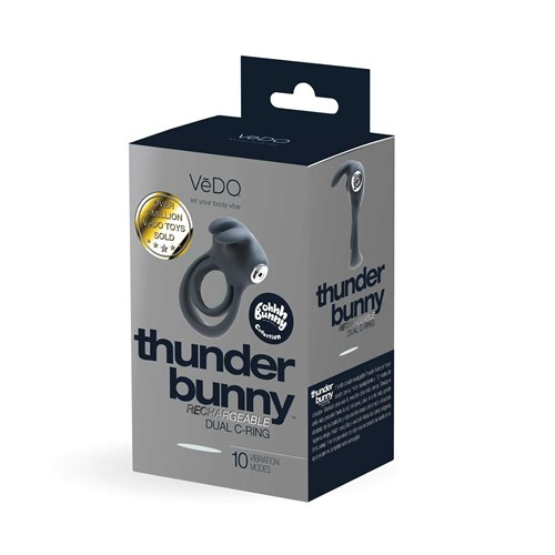 Thunder Bunny Rechargeable Dual C-Ring packaging