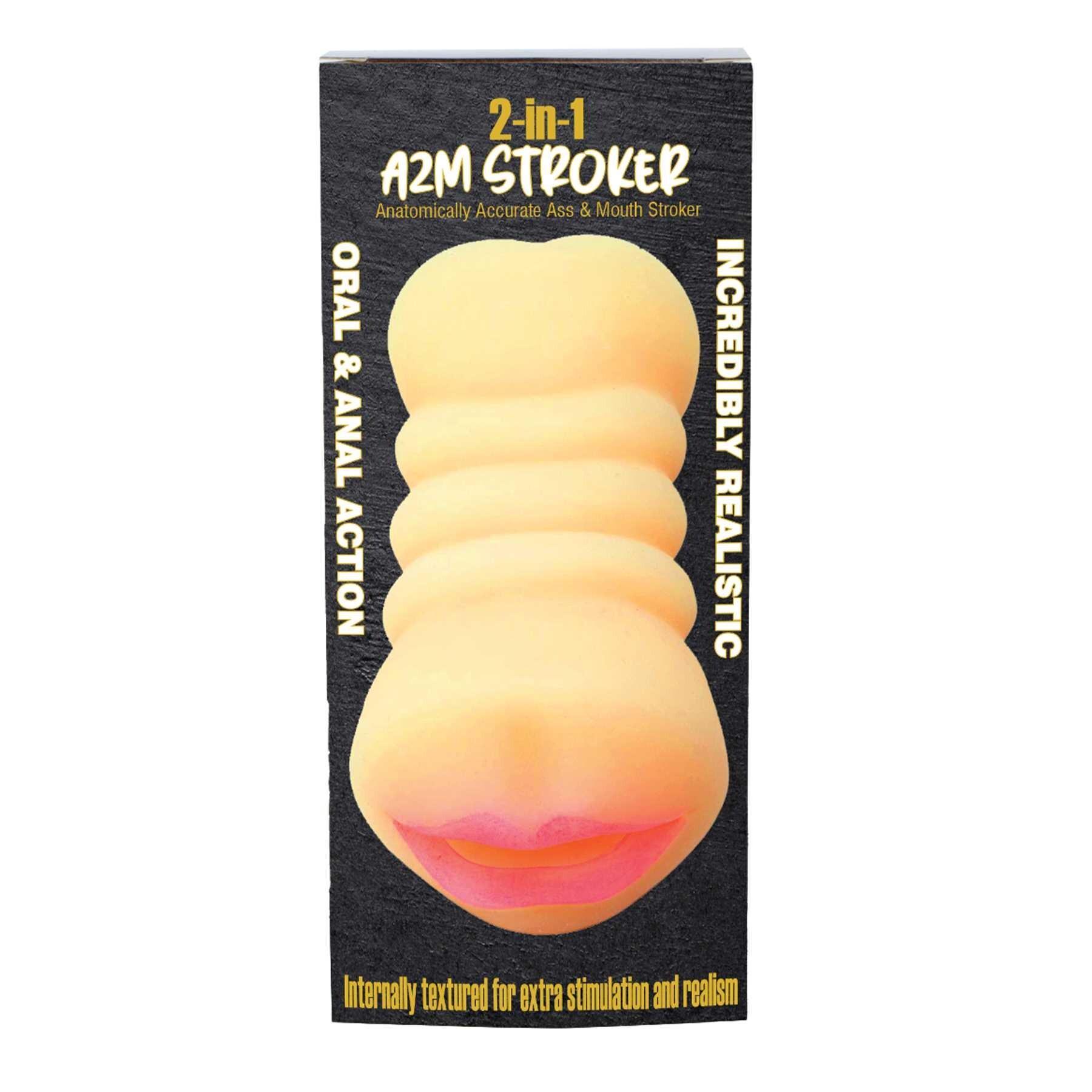 A2M Dual Ended Masturbator box