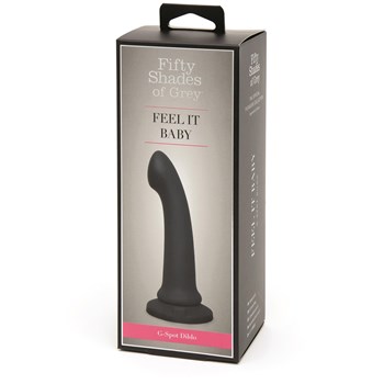 Fifty Shades of Grey Feel It Baby G-Spot Dildo Packaging Shot