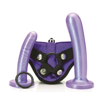 Tantus Purple Haze Bend Over Intermediate Harness Set - All Components #3