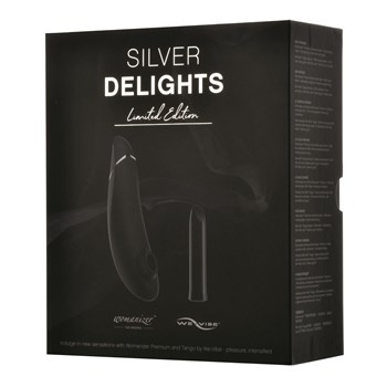 We-Vibe and Womanizer Silver Delights Collection Package Shot