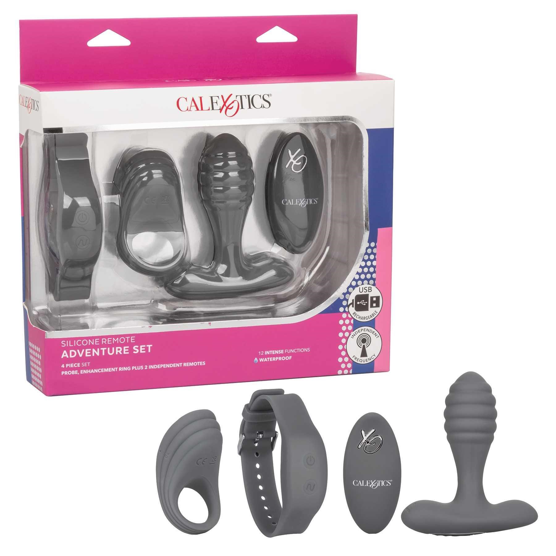 silicone remote adventure set with box packaging