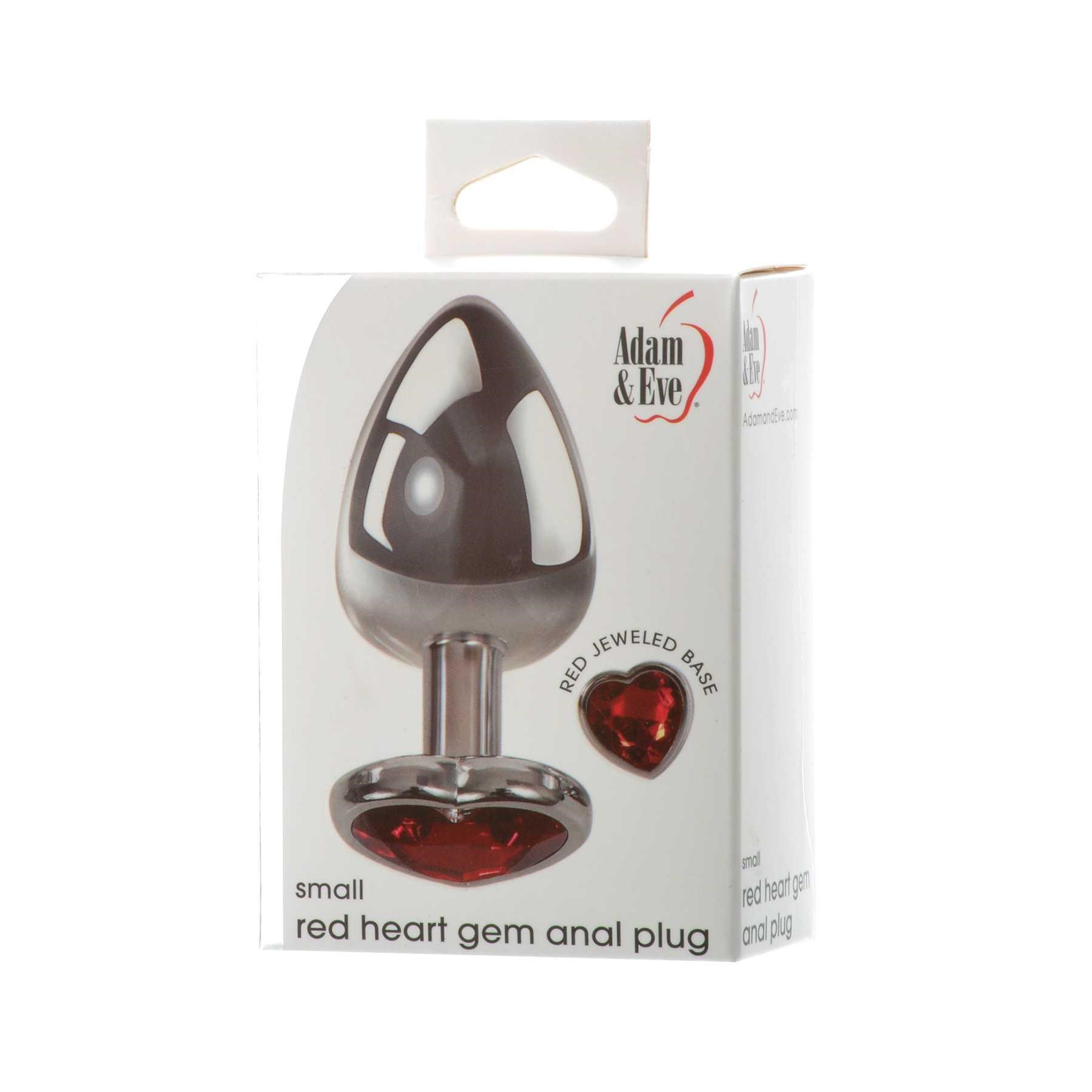 red hearts gem anal plug box packaging