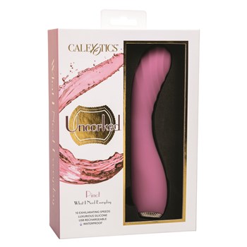 Uncorked Pinot Ridged G-Spot Rechargeable Massager Packaging 