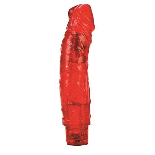 Big Boy Lover Realistic Vibrator Upright Product Shot Tip to Right