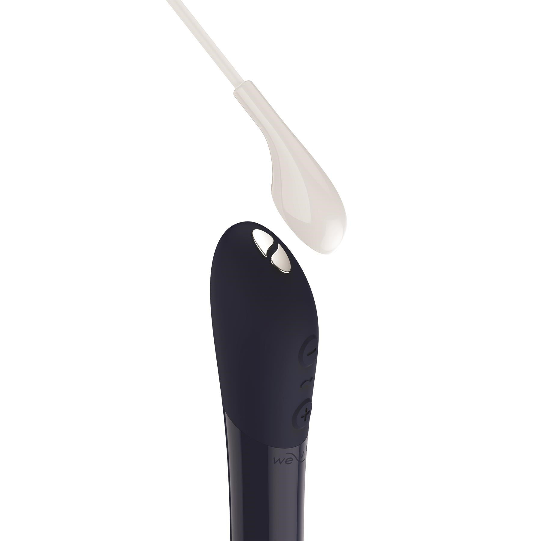 We-Vibe Tango X Bullet Vibrator Bottom Showing Where Charger is Placed - Blue