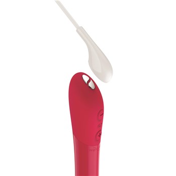 We-Vibe Tango X Bullet Vibrator Bottom Showing Where Charger is Placed - Red