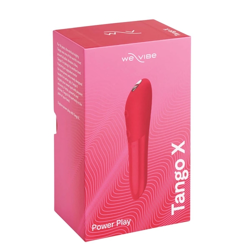 We-Vibe Tango X Bullet Vibrator Packaging Shot - Red