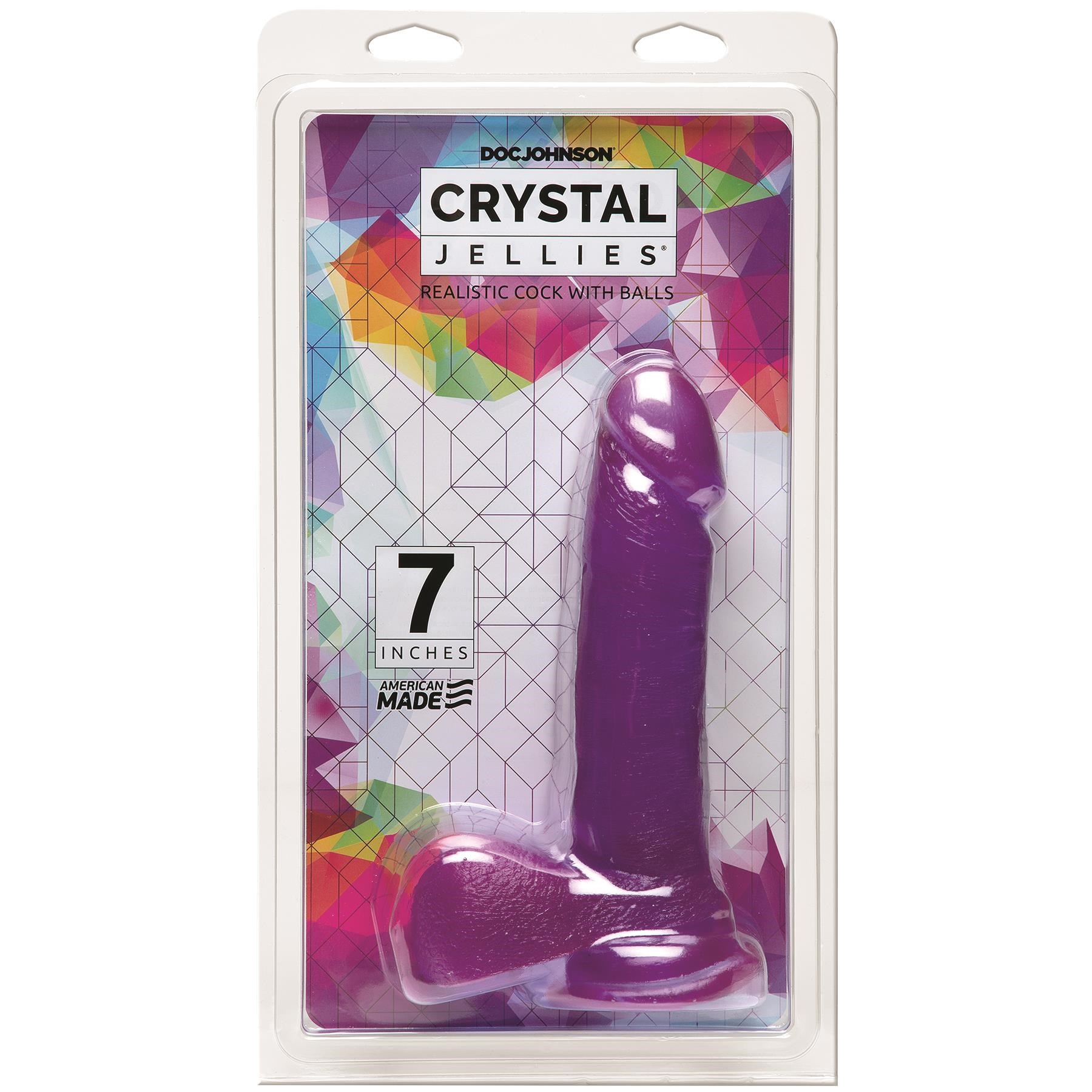 Crystal Jellies 6" Ballsy Dildo Package Shot