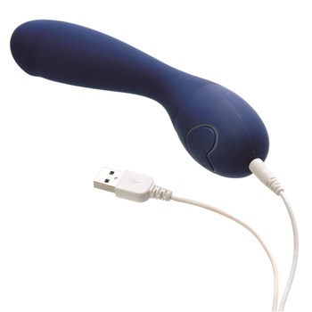 Ohmibod BlueMotion Nex 2 G-Spot Massager Showing Where Charger is Inserted