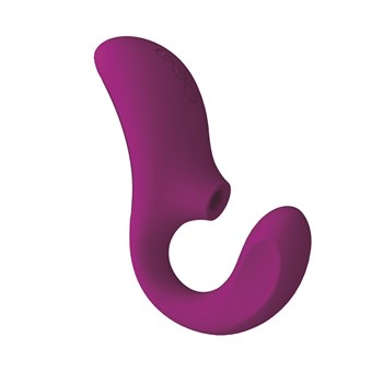 Lelo Enigima Dual Action Sonic Massager Product Shot Pointing Downward