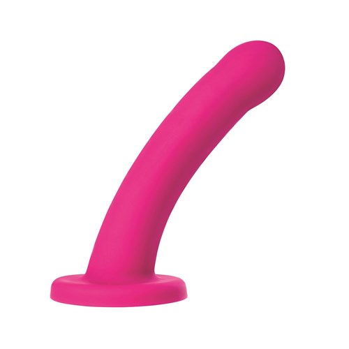 Sportsheets Nexus Collection 7" Silicone Dildo Upright Product Shot - Plum