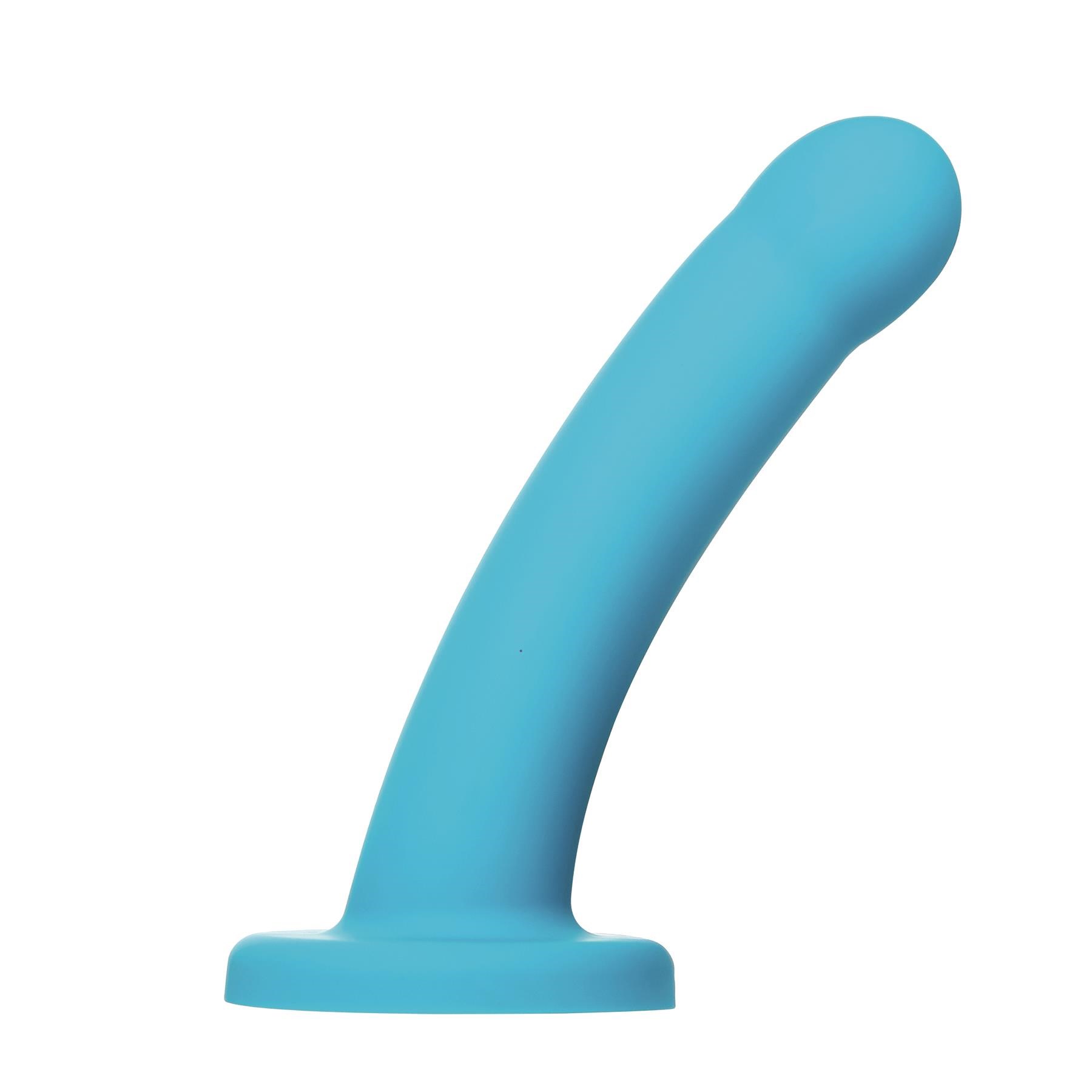 Sportsheets Nexus Collection 7" Silicone Dildo Upright Product Shot - Blue