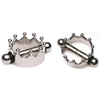 Master Series Crowned Magnetic Nipple Clamps Set