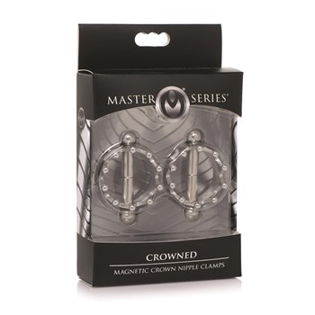 Master Series Crowned Magnetic Nipple Clamps Packaging Shot