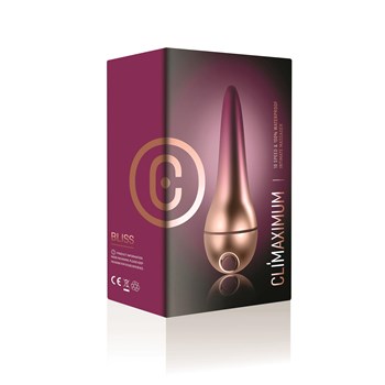 Climaximum Bliss Pinpoint Clitoral Stimulator Packaging Shot