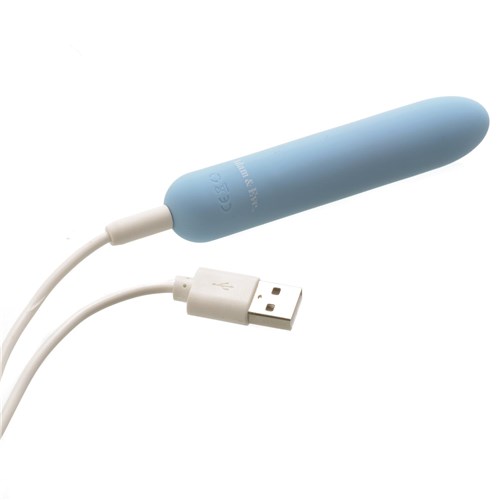 Eve's Silky Sensations Rechargeable Bullet Showing Where Charger is Inserted