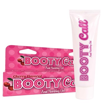 Booty Call Anal Numbing Gel cherry with box
