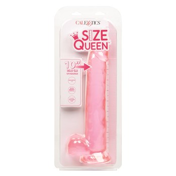 Size Queen 10 Inch Dildo Packaging Shot - Pink
