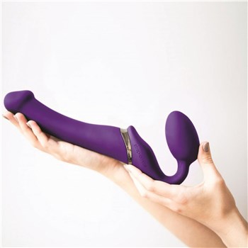 Strap On Me Rechargeable Strapless Strap-On With Remote Hand Shot
