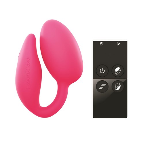Wonderlove Dual Stimulating Massager With Remote Product Shot with Remote #3
