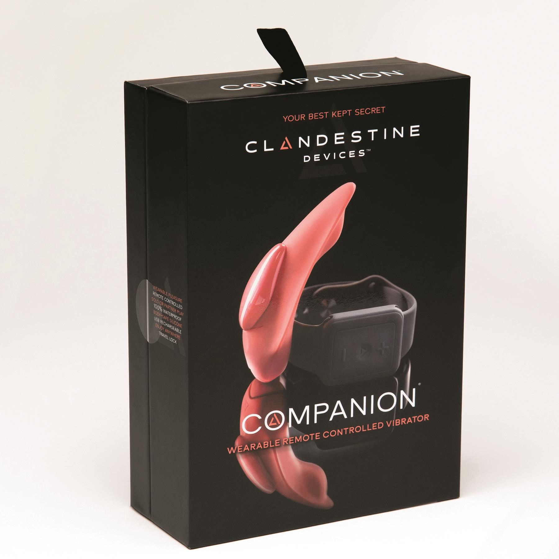 Clandestine Companion Remote Control Panty Vibrator Packaging Shot