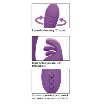 California Dreaming West Coast Wave Rider Spinning Vibrator Instructions