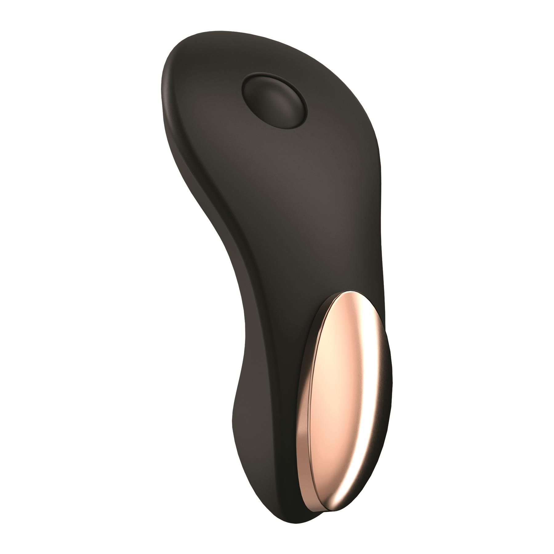 Satisfyer Little Secret Panty Vibrator Product Showing Magnet On Vibrator - At An Angle