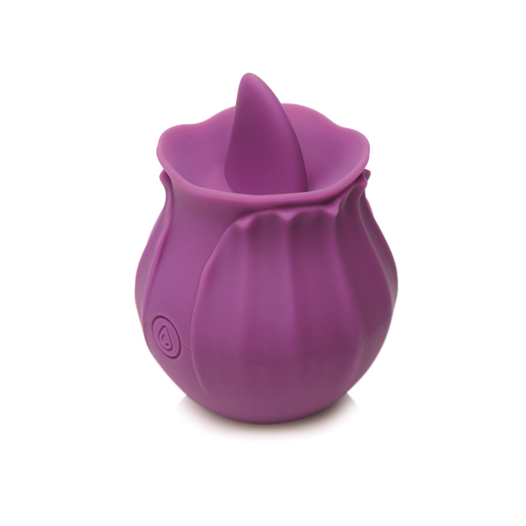 Bloomgasm Wild Violet Licking Clitoral Stimulator Upright Product Shot #2