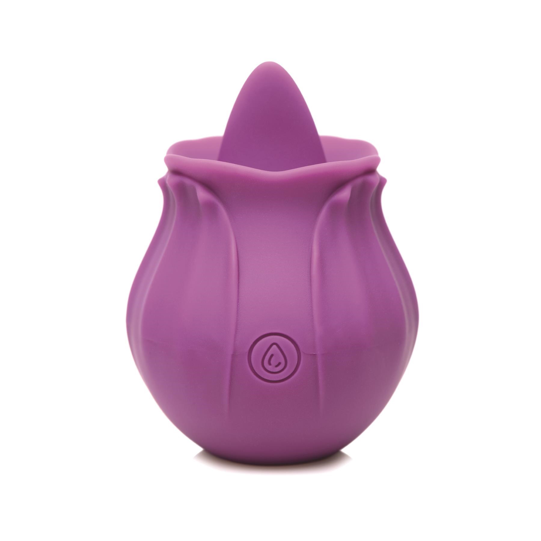 Bloomgasm Wild Violet Licking Clitoral Stimulator Upright Product Shot #4