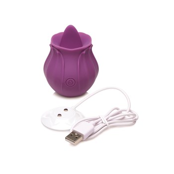 Bloomgasm Wild Violet Licking Clitoral Stimulator With Charger #2