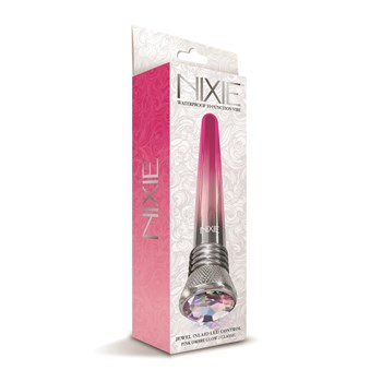Nixie Pink Ombre Classic Metallic Vibrator Package Shot