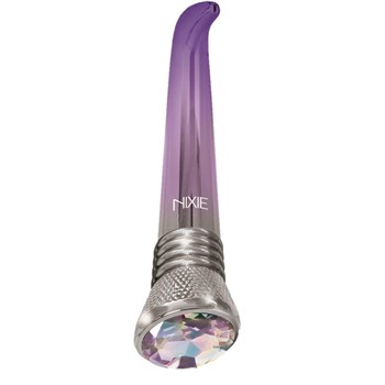 Nixie Purple Ombre G-Spot Metallic Vibrator Upright Product Shot #2