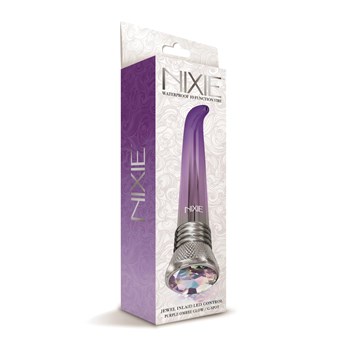 Nixie Purple Ombre G-Spot Metallic Vibrator Packaging Shot