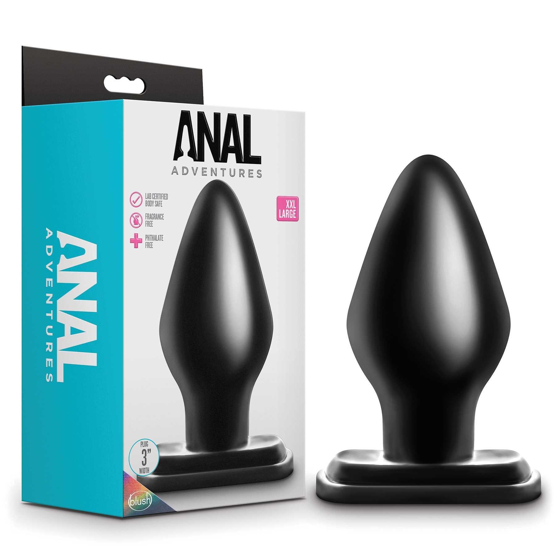 Anal Adventures XXL Plug with box packaging