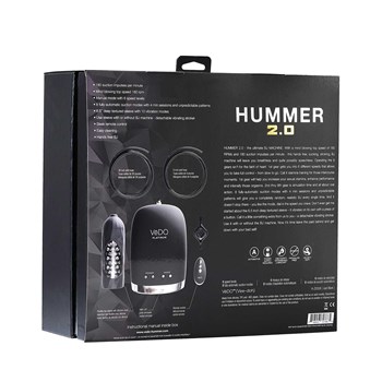 Hummer 2.0 back of box packaging
