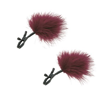 Sex & Mischief Feather Nipple Clamps Product Shot