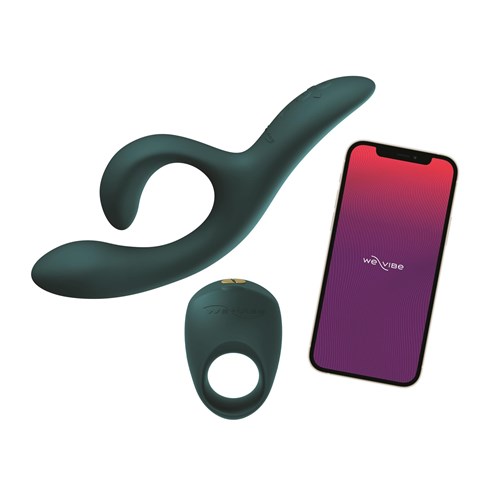 We-Vibe Date Night Special Edition Couples Set With Phone Showing App